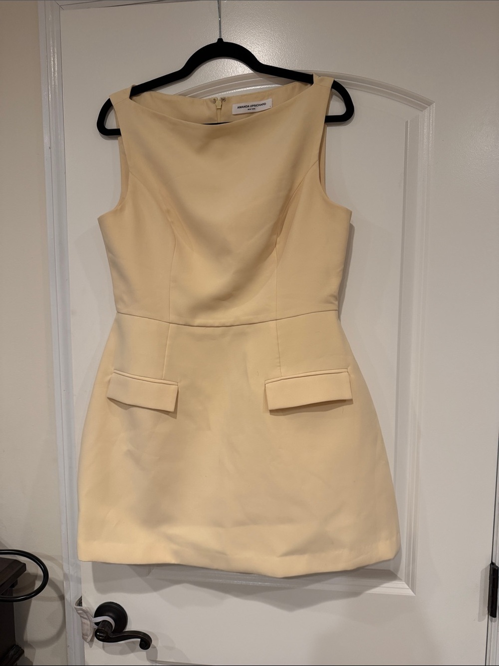Amanda Uprichard Yellow Sleeveless Dress